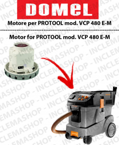 VCP 480 E-M Motore de aspiración DOMEL para aspiradora PROTOOL
