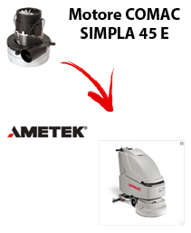 SIMPLA 45 und Saugmotor AMETEK für scheuersaugmaschinen Comac