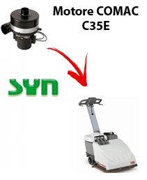 C35 und SYNCLEAN Saugmotor für scheuersaugmaschinen Comac