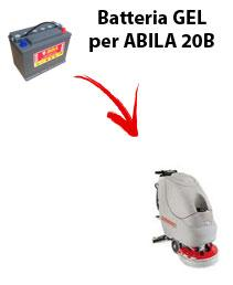 ABILA 20B Batterie für scheuersaugmaschinen COMAC