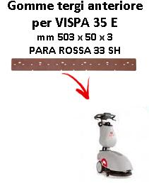 VISPA 35 ünd Vorne Sauglippen für scheuersaugmaschinen COMAC