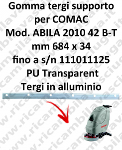 ABILA 42  bis zur Seriennummer 111011125 Unterstützung Sauglippen für scheuersaugmaschinen COMAC