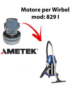 829 I Moteur Aspiration AMETEK pour aspirateur et aspirateur WIRBEL