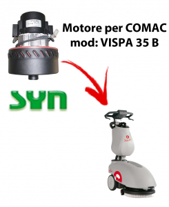 VISPA 35 B Moteur Aspiration SYN pour Autolaveuse Comac