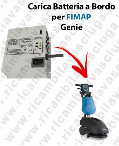 Genie Batterieladegerät auf bord für scheuersaugmaschinen FIMAP