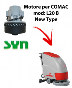 L20 B New Type Moteur Aspiration SYN pour Autolaveuse Comac