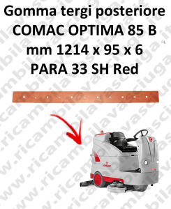 OPTIMA 85B Hinten sauglippen für scheuersaugmaschinen COMAC