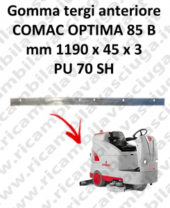 OPTIMA 85B Vorne sauglippen für scheuersaugmaschinen COMAC