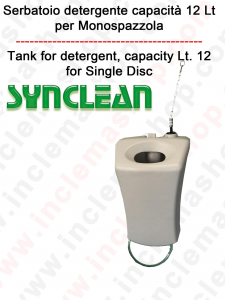 Reinigungsmitteltank 12 liter für einscheibenmaschinen von 17 zoll für SYNCLEAN - WIRBEL - GHIBLI