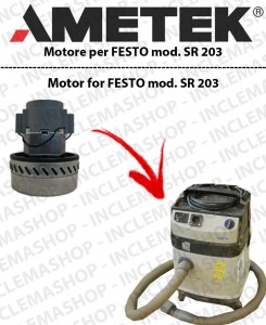 SR 203 Saugmotor AMETEK für Staubsauger FESTO