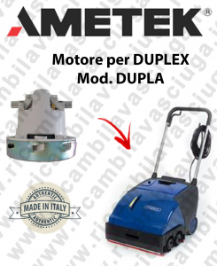 DUPLA Saugmotor Ametek für scheuersaugmaschinen DUPLEX