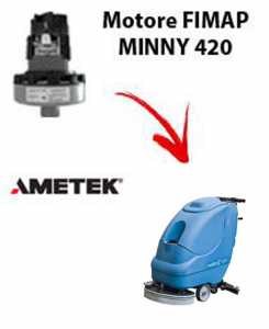 MINNY 420 Motore aspirazione Acustek LAMB AMETEK per Lavasciuga FIMAP - 24/36 V 601 W