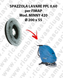 MINNY 420 Standard Bürsten für scheuersaugmaschinen FIMAP