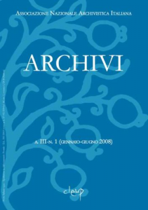 Archivi a.III n.1 (gennaio-giugno 2008)