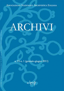 Archivi a.VI n.1 (gennaio-giugno 2011)