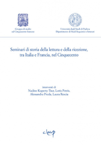 Seminari di storia della lettura e ricezione, tra Italia e Francia, nel Cinquecento 3