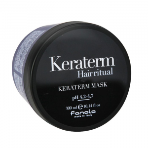 Straightened and treated hair mask Keraterm - Fanola