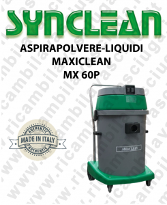 MAXICLEAN MX 60P vacuum cleaner wet and dry SYNCLEAN