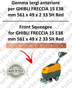 FRECCIA 15 E38 Bavette avant pour Autolaveuse GHIBLI