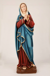 Statua Madonna Addolorata in Resina Colorata DEC1580 cm 80