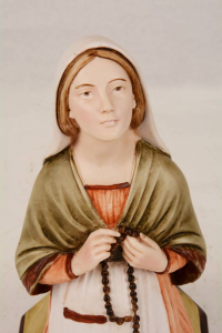 Statua Santa Bernadette in Resina h. 30 PASQ298