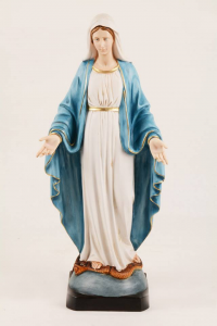 Statua Madonna Miracolosa in resina h. 60 PASQPA602