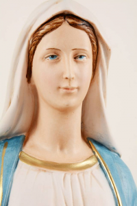 Statua Madonna Miracolosa in Resina Colorata cm 60 PASQPA602