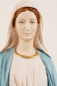Statua Madonna Miracolosa in Resina Colorata cm 50 PASQPA507
