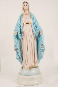 Statua Madonna Miracolosa in Porcellana PING-MM70 cm 70