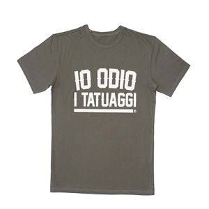T-shirt oversize IO ODIO I TATUAGGI