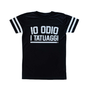 T-shirt traforata IO ODIO I TATUAGGI Oversize