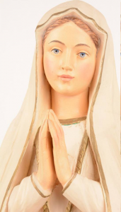 Statua Madonna di Fatima in Vetroresina DOL19297 h. 80