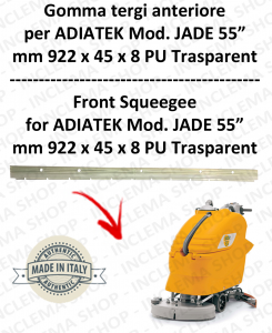 goma de secado delantera para fregadora ADIATEK - JADE 55