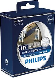 PHILIPS H7 RACING VISION + 150 % ( confez. 2 pz ) 12972RVS2