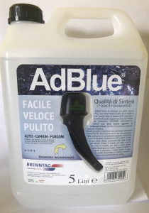 AdBlue Brenntag tanica da 5 litri con Beccuccio Incluso