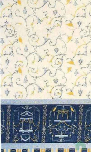 Bassetti Granfoulard Furnishing cloth Sofa cover OPLONTIS 9 350x270 cm Blue