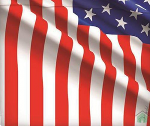 Bassetti copripiumino matrimoniale USA FLAG offerta speciale con sotto e federe
