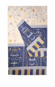 Bassetti Granfoulard Furnishing cloth Sofa cover OPLONTIS 9 270x270 cm Blue