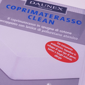 COPRIMATERASSO IMPERMEABILE TRASPIRANTE per letto singolo traspirante igenico CLEAN