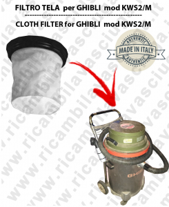 KWS2/M Filtre Toile pour aspirateur GHIBLI