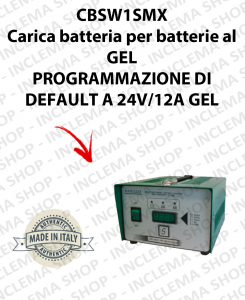 CBSW1SMX 12V-24V 12A carica batterie para batterie al GEL