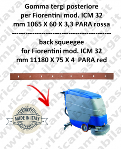  I 32 ( ICM 32 ) Squeegee rubber back for scrubber dryers FIORENTINI 