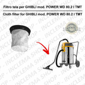 POWER WD 80.2 I TMT Filtre Toile pour aspirateur GHIBLI