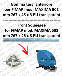 MAXIMA 502 goma de secado delantera para fregadora FIMAP 