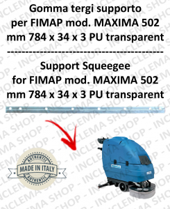 MAXIMA 502 Support Squeegee rubber for scrubber dryers FIMAP 