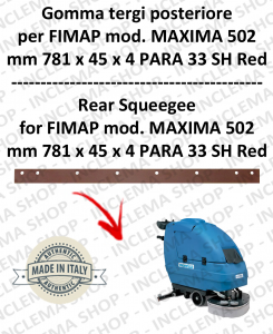 MAXIMA 502 goma de secado trasero para fregadora FIMAP 