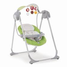 Chicco 7911051 Polly Swing Up Green Altalena elettrica con varie melodie