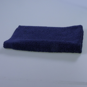 Happidea asciugamano ospite in spugna Voglia di Colore 450 grammi 40x60 cm - blu navy
