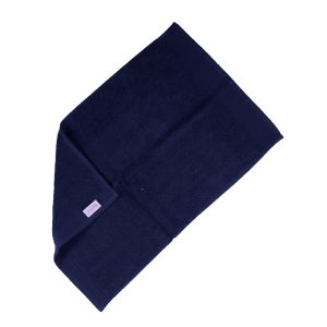 Happidea asciugamano ospite in spugna Voglia di Colore 450 grammi 40x60 cm - blu navy