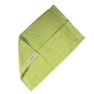 Happidea asciugamano ospite in spugna Voglia di Colore 450 grammi 40x60 cm - verde acido
